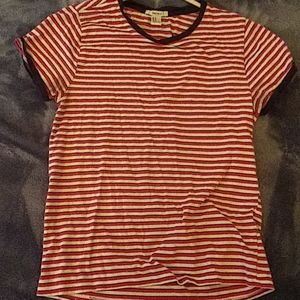 Forever 21 striped red,blue and white top size med